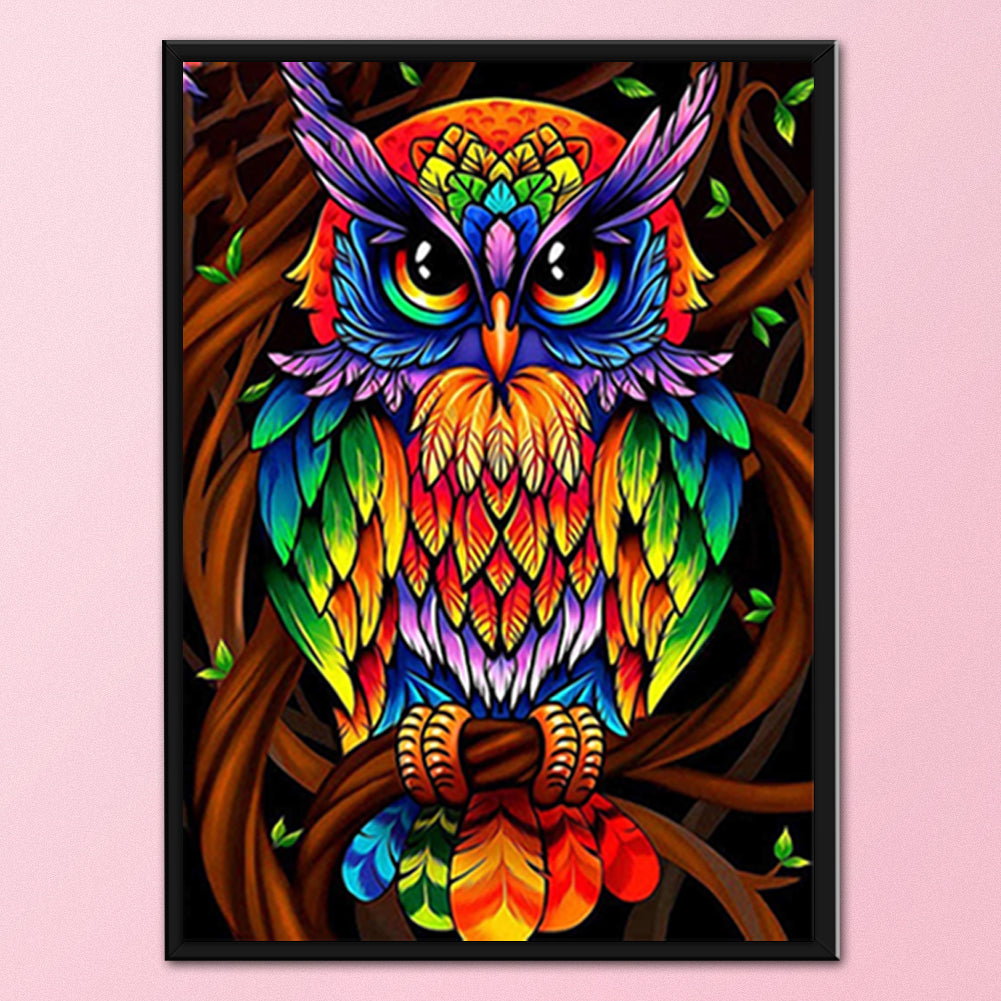 Owl - 11CT Stamped Cross Stitch 36*46CM