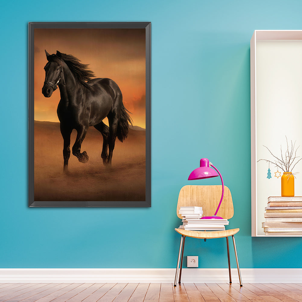 Horse - Full Round Drill Diamond Painting 45*70CM