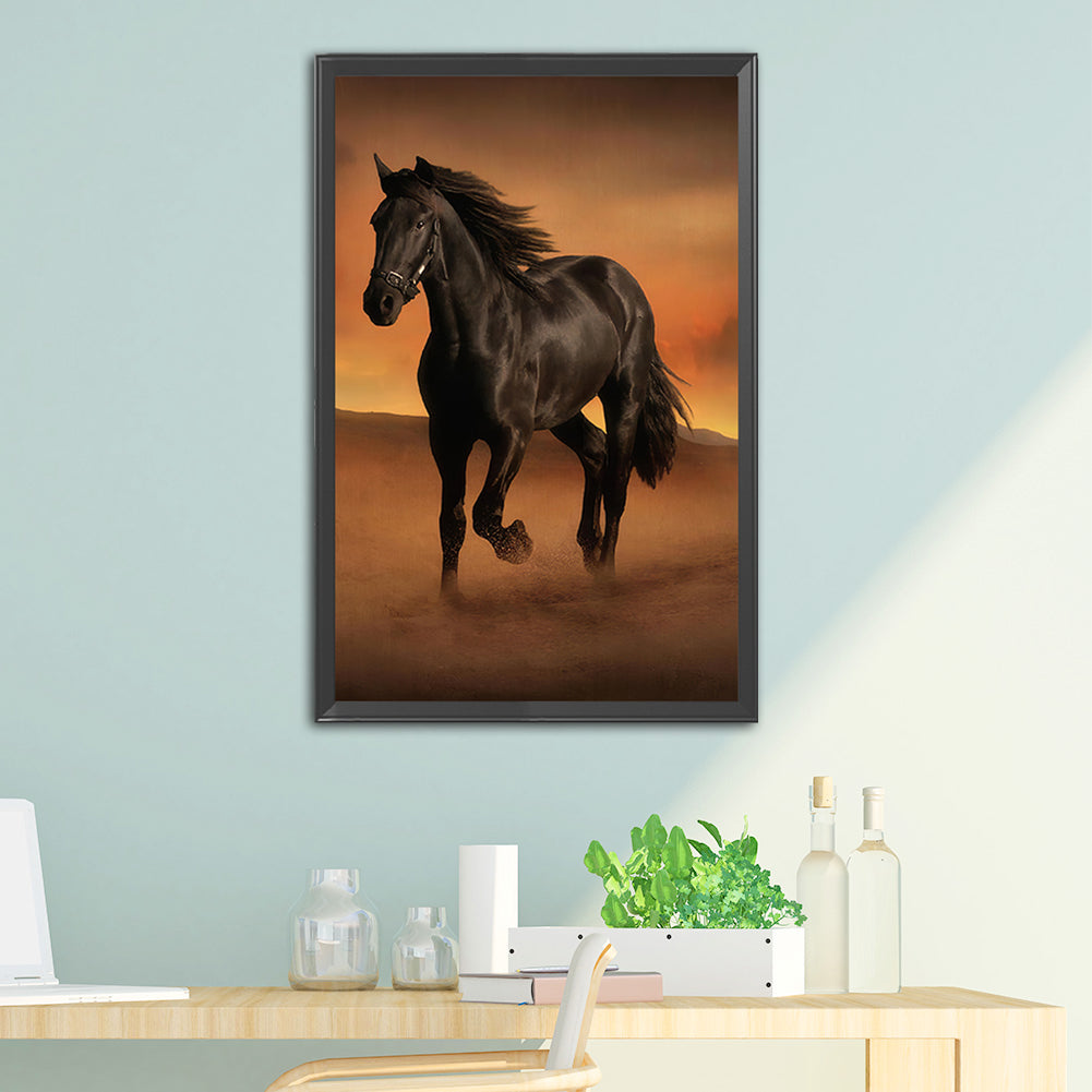 Horse - Full Round Drill Diamond Painting 45*70CM