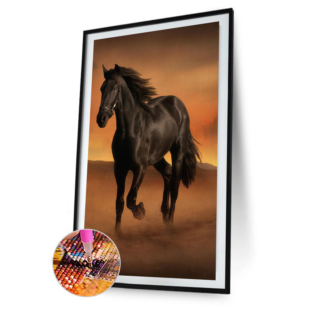 Horse - Full Round Drill Diamond Painting 45*70CM