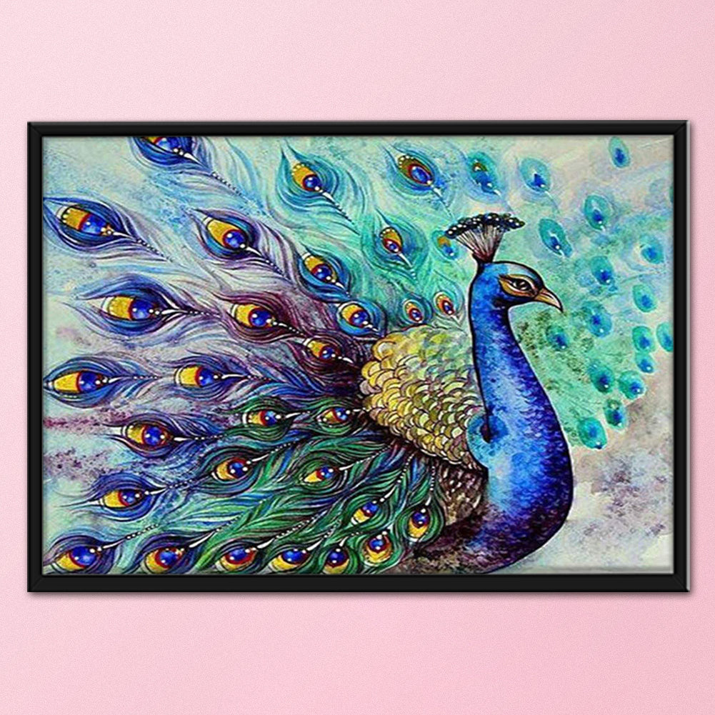 Peacock - 11CT Stamped Cross Stitch 36*46CM