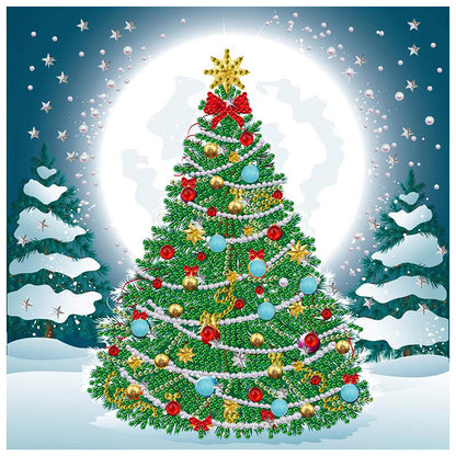 Christmas Tree - Special Shaped Drill Diamond Painting 30*30CM