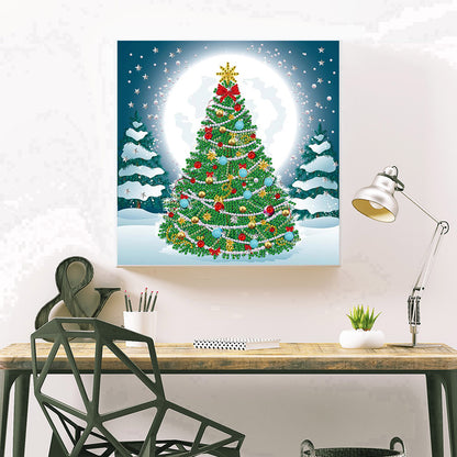 Christmas Tree - Special Shaped Drill Diamond Painting 30*30CM