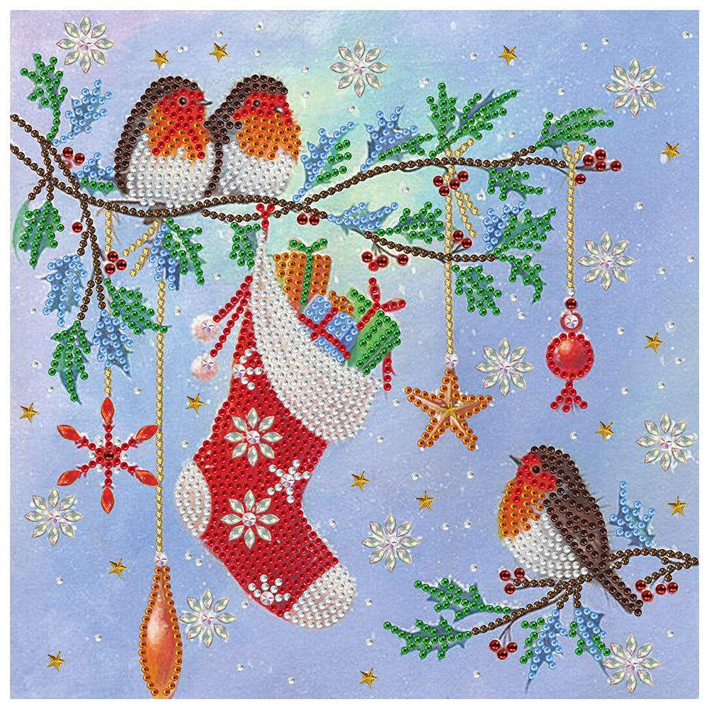 Christmas - Special Shaped Drill Diamond Painting 30*30CM