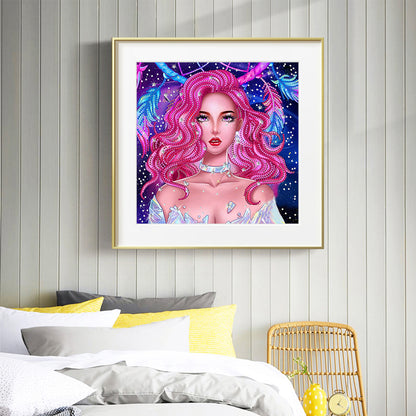 Girl - Special Shaped Drill Diamond Painting 30*30CM