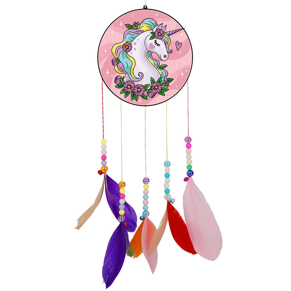 DIY Diamond Painting Acrylic Lucky Wind Chime Hanging Pendant Crafts Decor