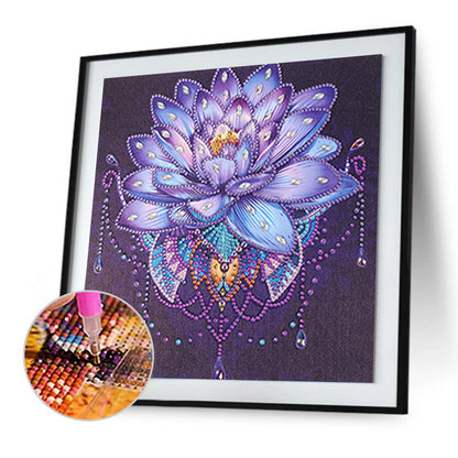 Lotus - Special Shaped Drill Diamond Painting 30*30CM