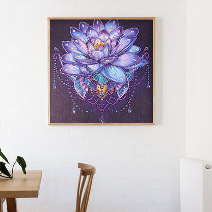 Lotus - Special Shaped Drill Diamond Painting 30*30CM