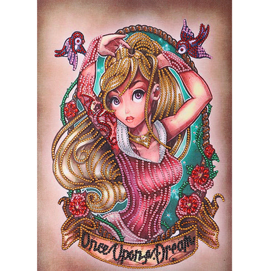 Princess - Special Shaped Drill Diamond Painting 30*40CM