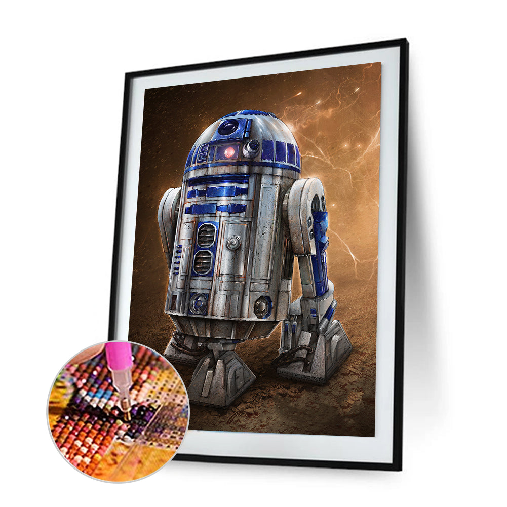 Robot - Full Round Drill Diamond Painting 30*40CM