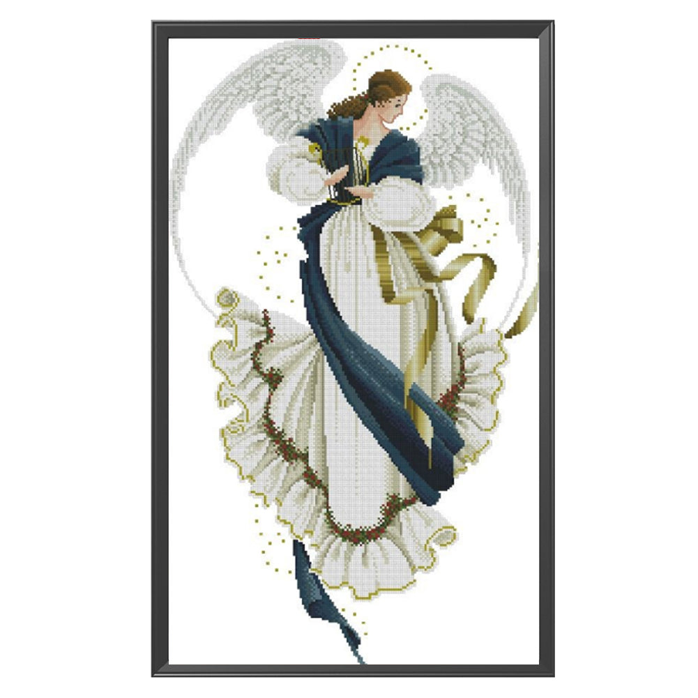 Angel - 11CT Stamped Cross Stitch 40*68CM