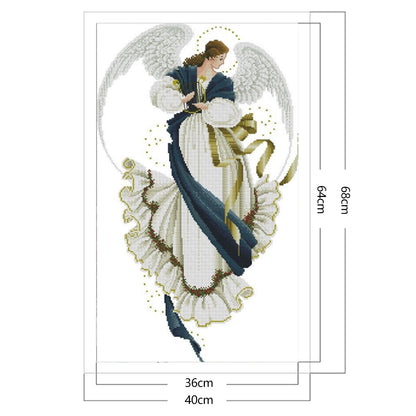 Angel - 11CT Stamped Cross Stitch 40*68CM