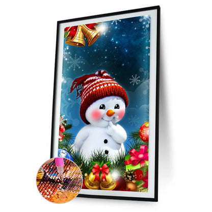 Snowman - Full Round Drill Diamond Painting 40*80CM