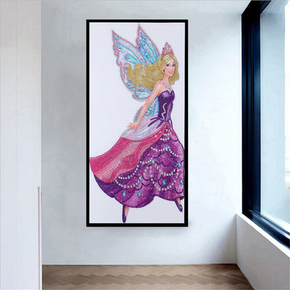 Lady - Special Shaped Drill Diamond Painting 30*60CM