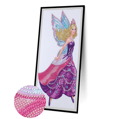 Lady - Special Shaped Drill Diamond Painting 30*60CM