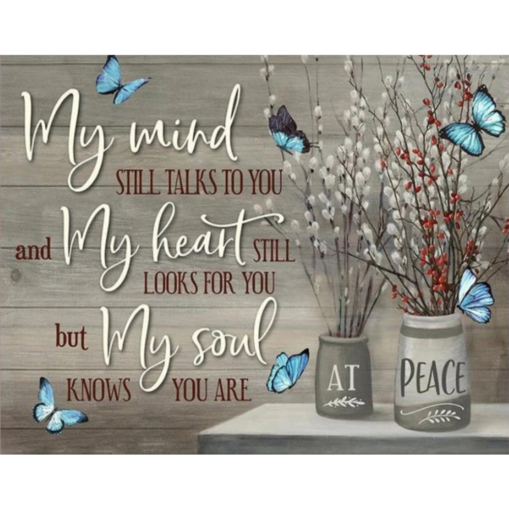 Flower - Full Round Drill Diamond Painting 50*40CM