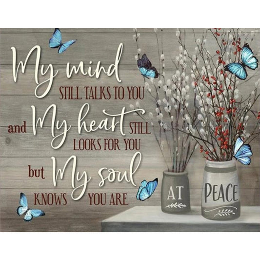 Flower - Full Round Drill Diamond Painting 50*40CM