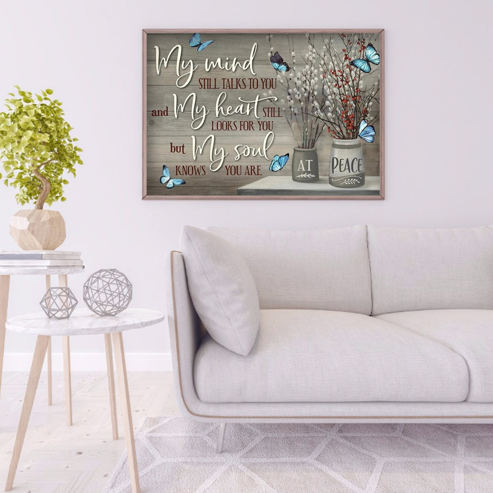 Flower - Full Round Drill Diamond Painting 50*40CM