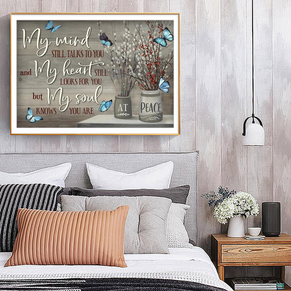 Flower - Full Round Drill Diamond Painting 50*40CM