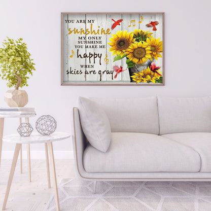 Flower - Full Round Drill Diamond Painting 50*40CM