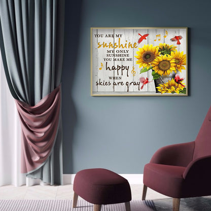 Flower - Full Round Drill Diamond Painting 50*40CM