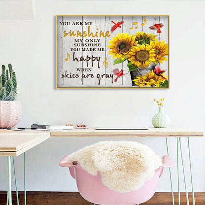 Flower - Full Round Drill Diamond Painting 50*40CM