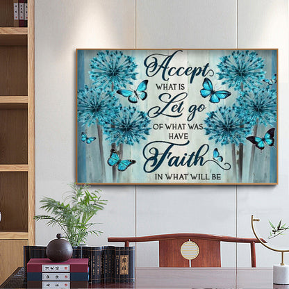 Flower - Full Round Drill Diamond Painting 50*40CM