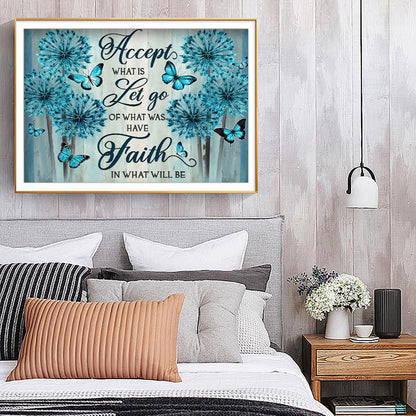 Flower - Full Round Drill Diamond Painting 50*40CM