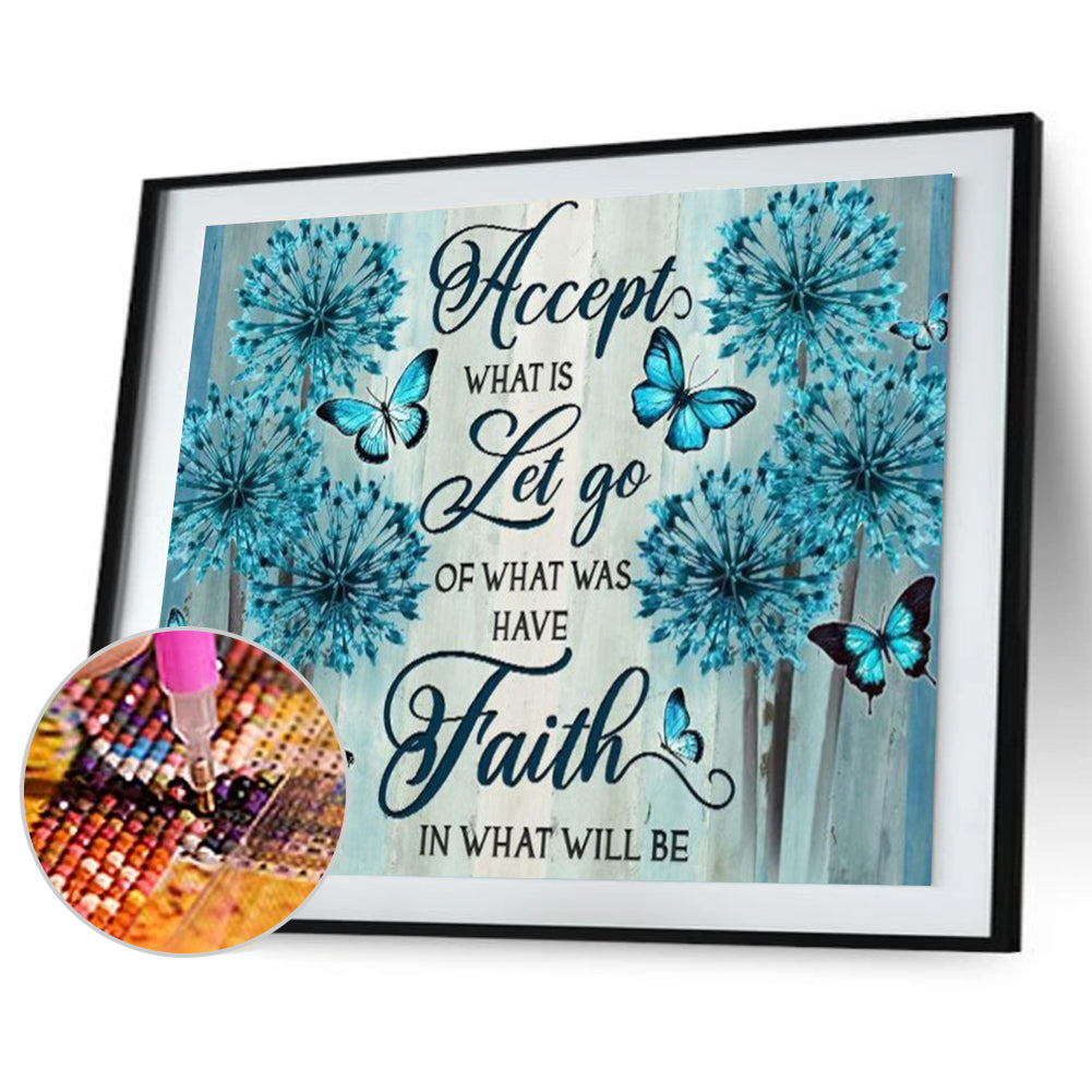 Flower - Full Round Drill Diamond Painting 50*40CM