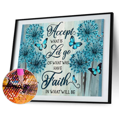 Flower - Full Round Drill Diamond Painting 50*40CM