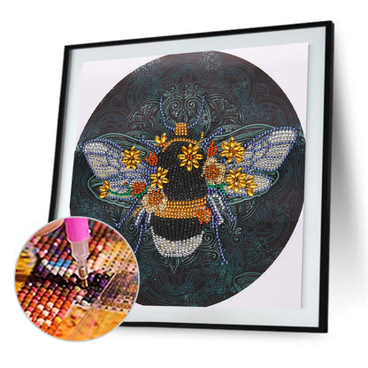 Bee - Special Shaped Drill Diamond Painting 30*30CM