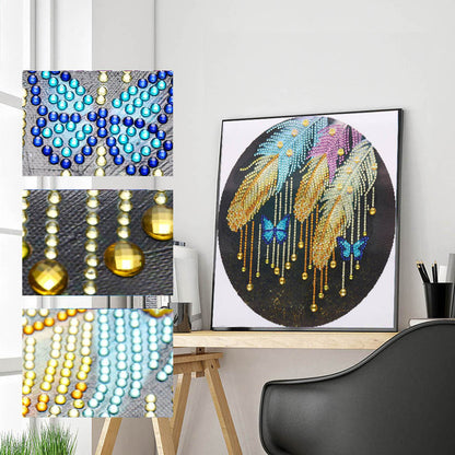 Butterfly - Special Shaped Drill Diamond Painting 30*30CM