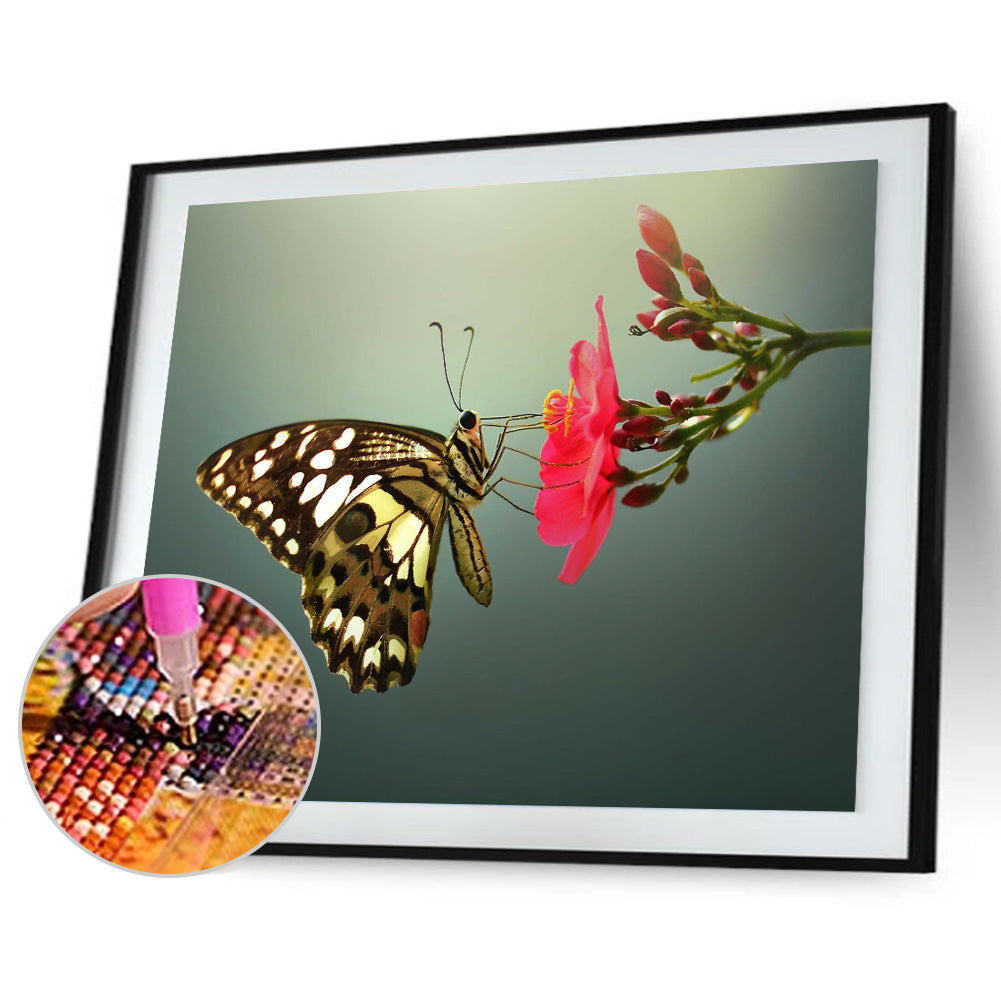 Butterfly - Full Round Drill Diamond Painting 30*40CM