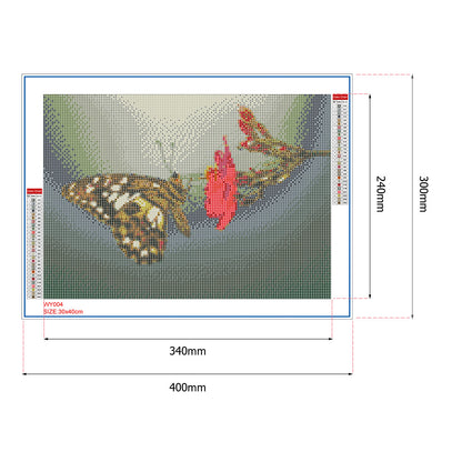 Butterfly - Full Round Drill Diamond Painting 30*40CM