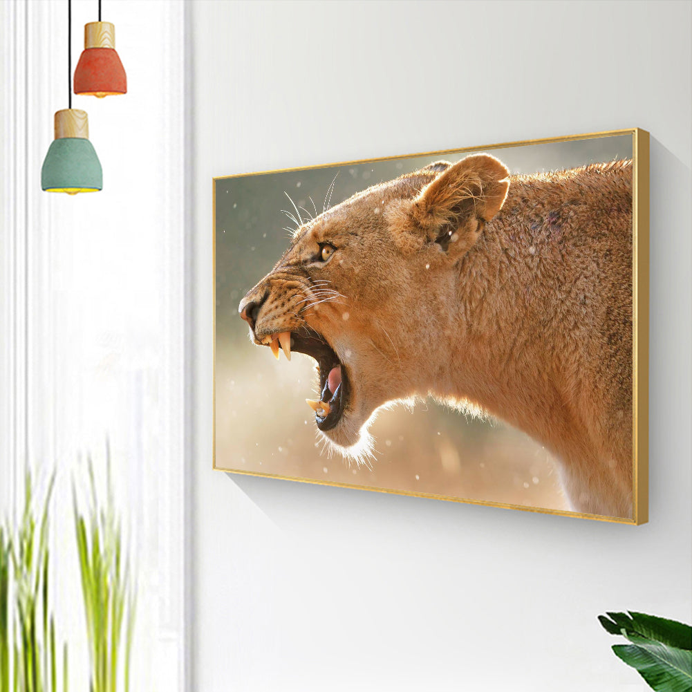 Tiger - Full Round Drill Diamond Painting 30*40CM