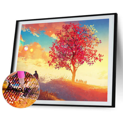 Flower Series - Full Round Drill Diamond Painting 30*40CM