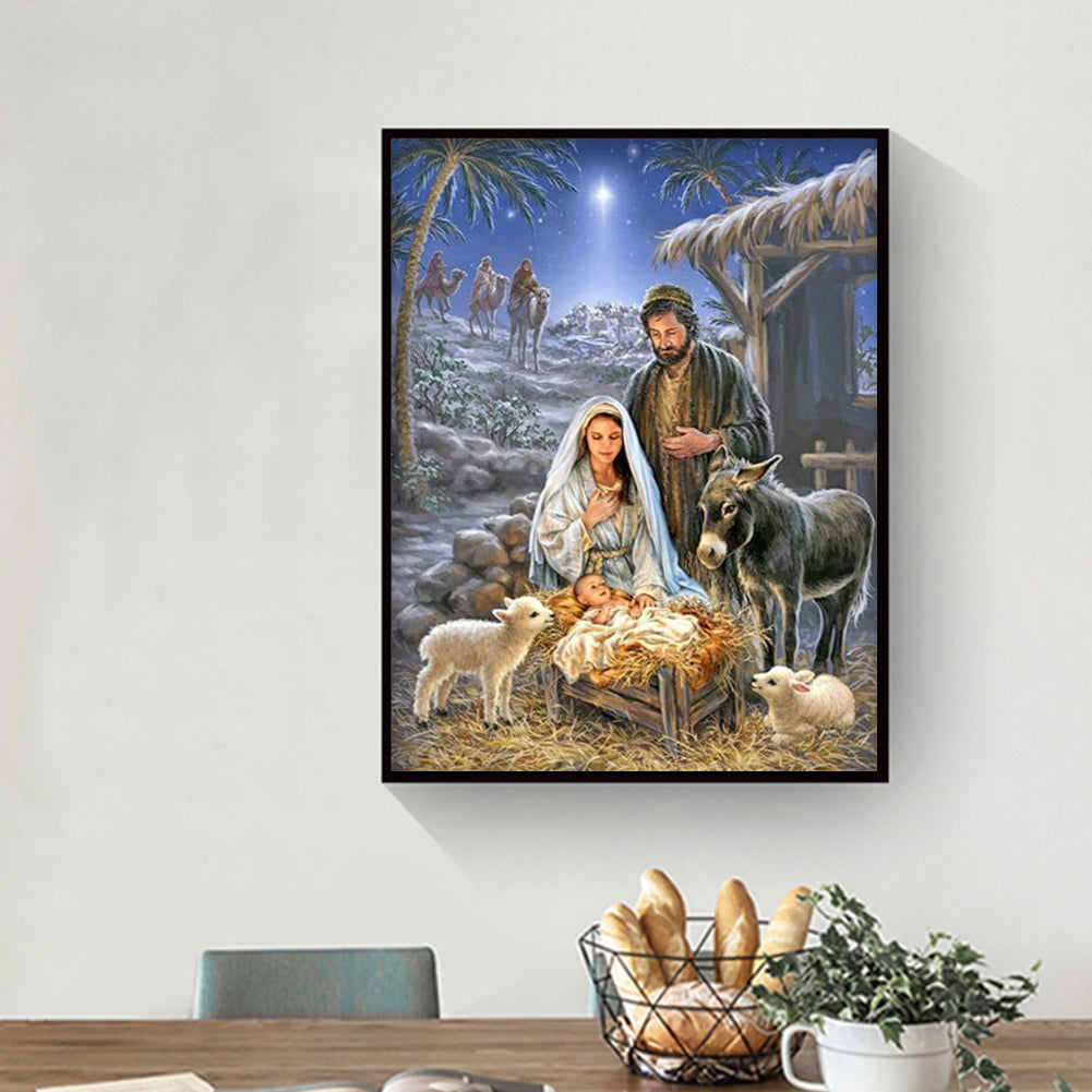 Jesus - Full Round Drill Diamond Painting 30*40CM