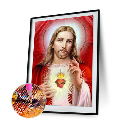 Jesus - Full Round Drill Diamond Painting 30*40CM