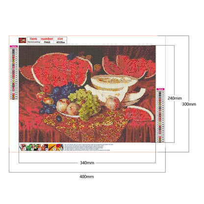 Fruits - Full Round Drill Diamond Painting 40*30CM