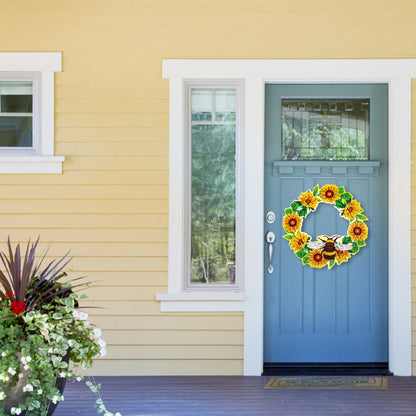 5D DIY Spot Drill Diamond Painting Crystal Wreath Kit Art Crafts Home Decor