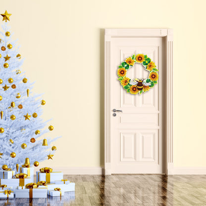 5D DIY Spot Drill Diamond Painting Crystal Wreath Kit Art Crafts Home Decor