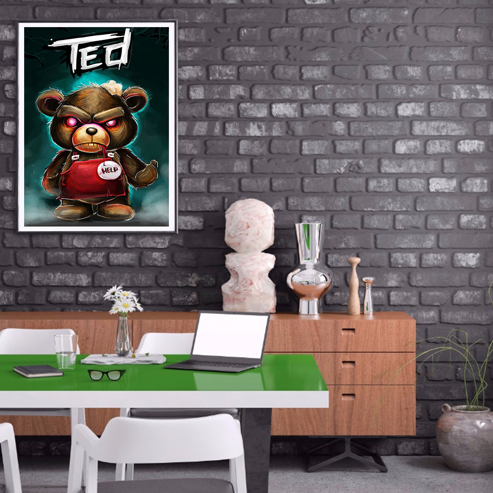 Horror Doll - Full Round Drill Diamond Painting 30*40CM