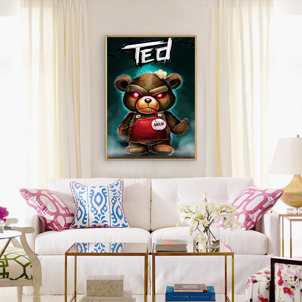 Horror Doll - Full Round Drill Diamond Painting 30*40CM