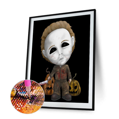 Horror Doll - Full Round Drill Diamond Painting 30*40CM