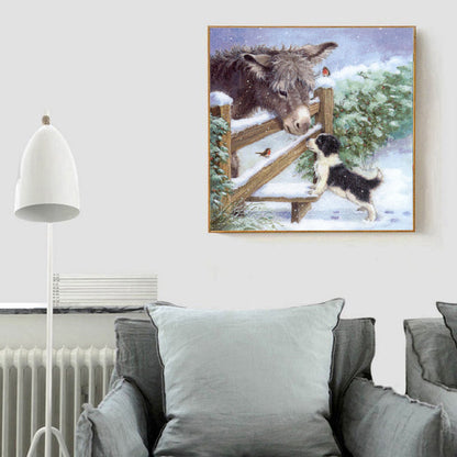 Donkey - Full Round Drill Diamond Painting 40*40CM