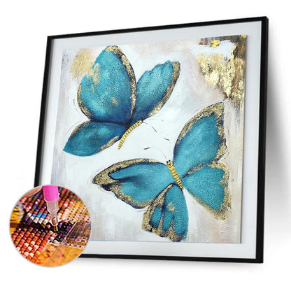 Butterfly - Full Round Drill Diamond Painting 30*30CM