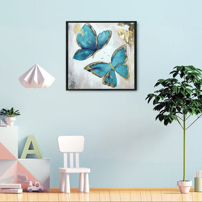 Butterfly - Full Round Drill Diamond Painting 30*30CM