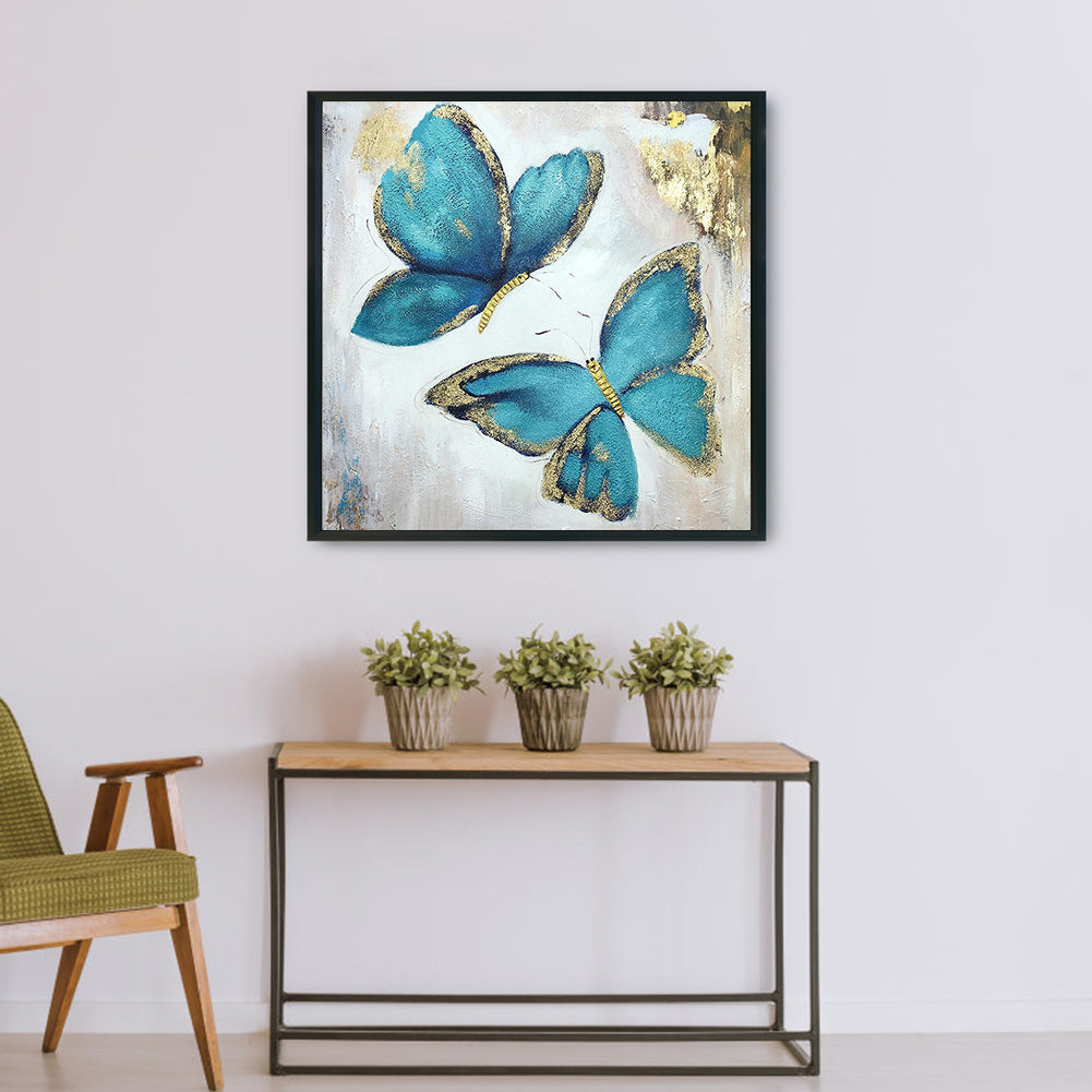 Butterfly - Full Round Drill Diamond Painting 30*30CM