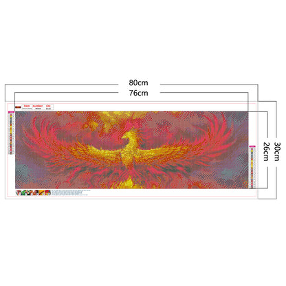 Phoenix - Full Square Drill Diamond Painting 80*30CM