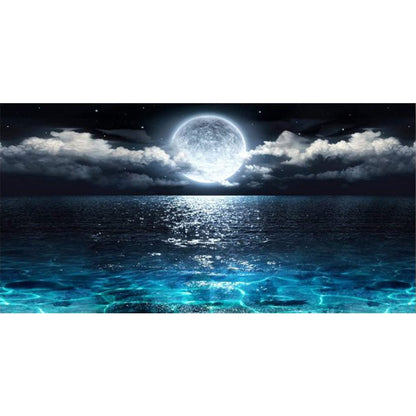 Sea Moon - Full Square Drill Diamond Painting 80*40CM